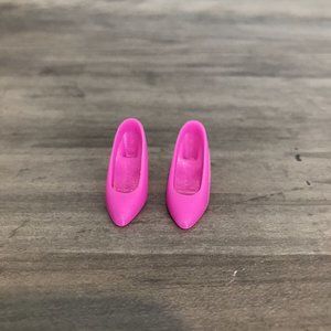 Pair Of Magenta Barbie Heels